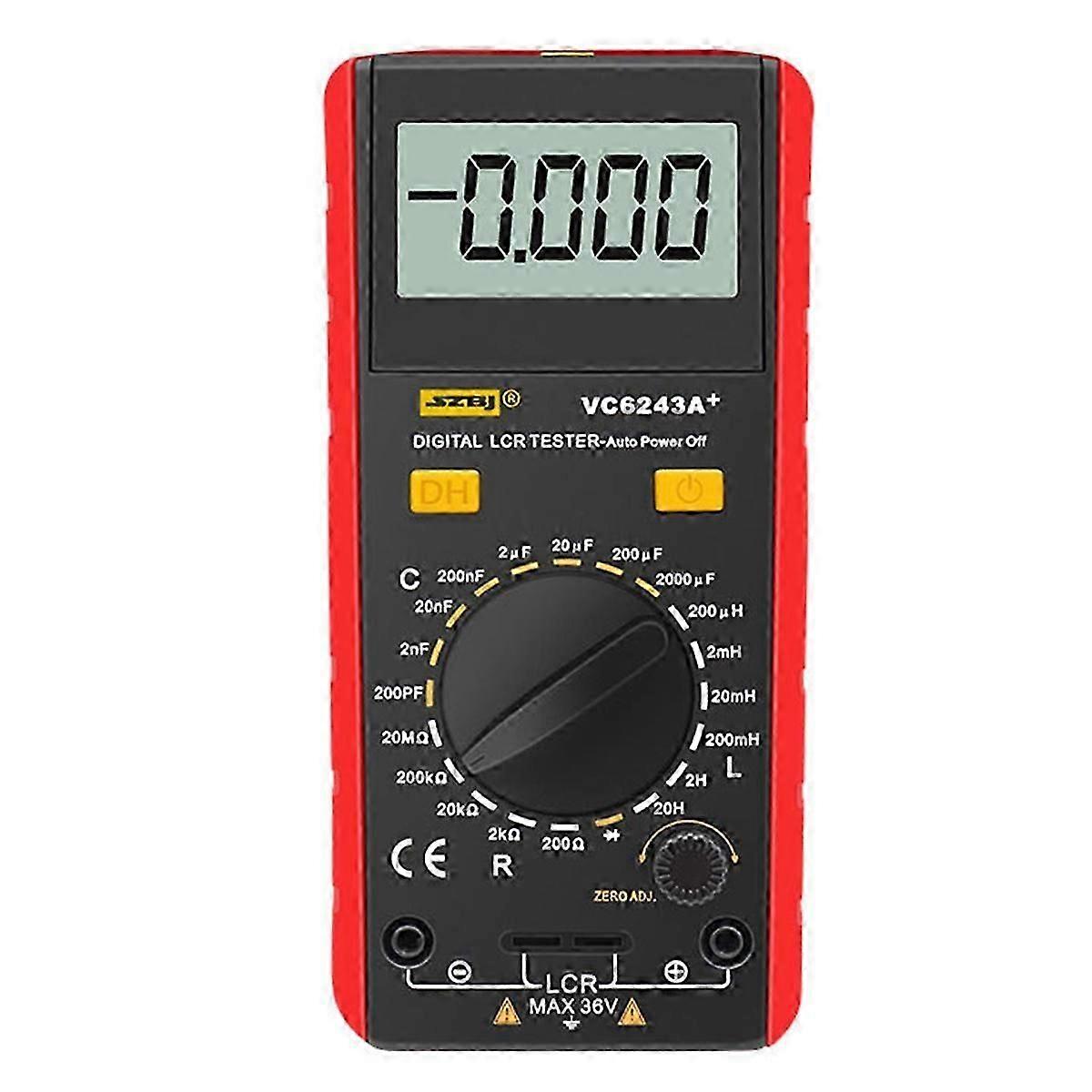 Lcr Vc6243a+ Tester – Messgerät Für Induktivität, Kapazität Und Widerstand