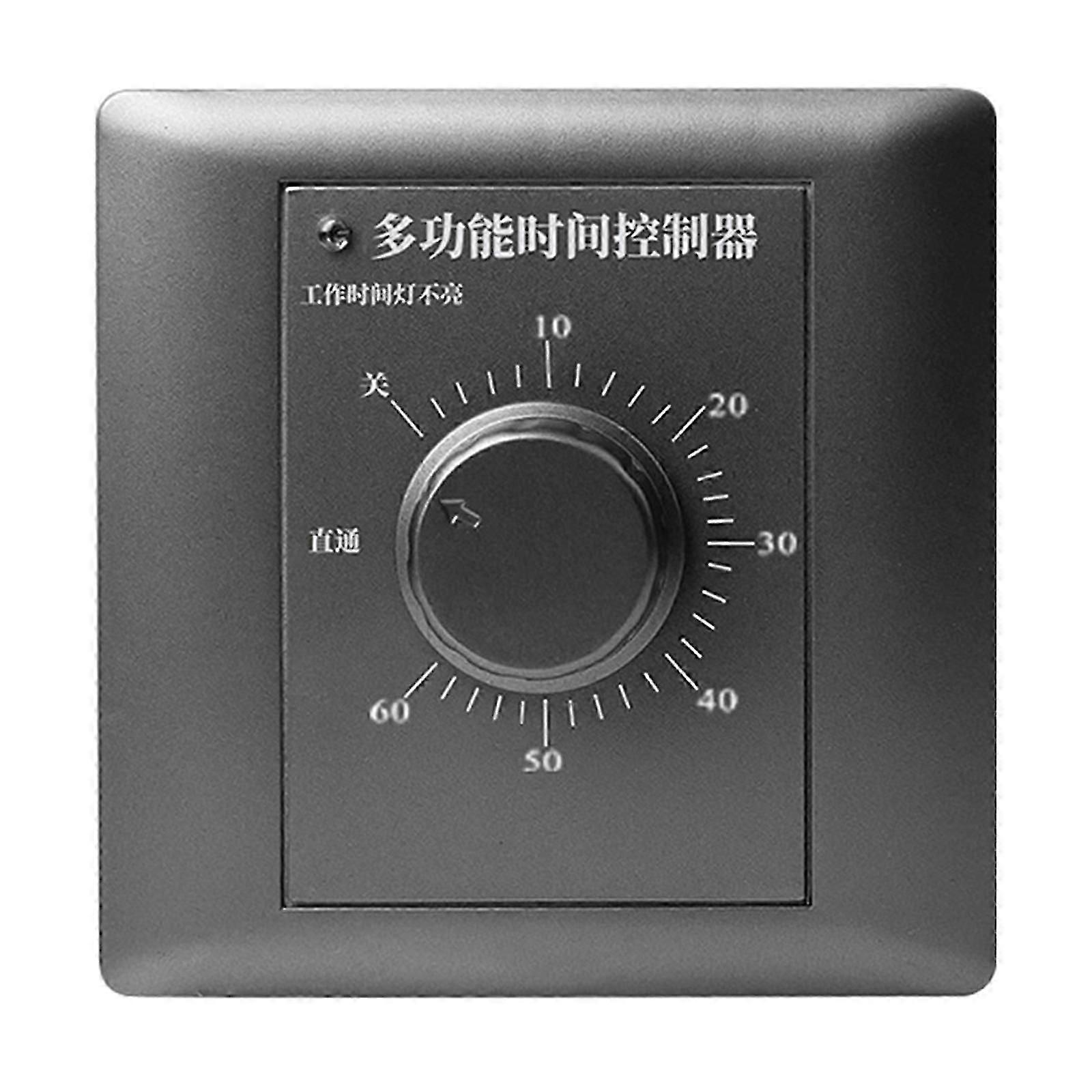 220v Wechselstrom-zeitschaltuhr Für Mechanische Pumpe Mit Countdown-timer (grau, 60 Minuten)