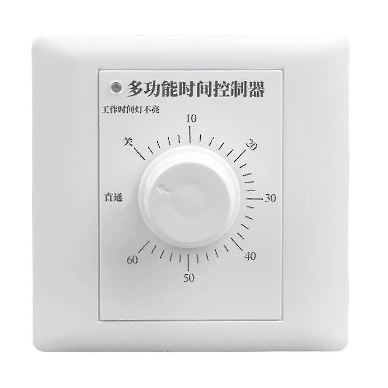 220v Wechselstrom-pumpentimer, Mechanische Countdown-timer-steuerung (weiß, 60 Minuten)