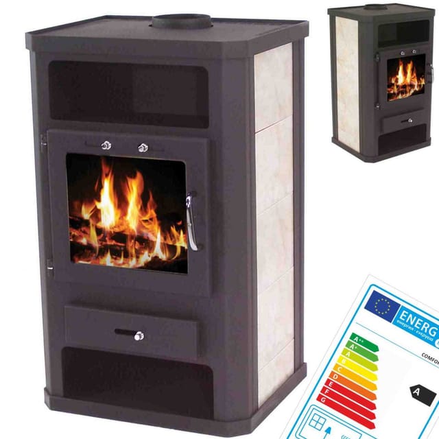 Kaminofen 11kW Kachelofen Heizofen Ofen Kamin Holzofen EEK A 56313