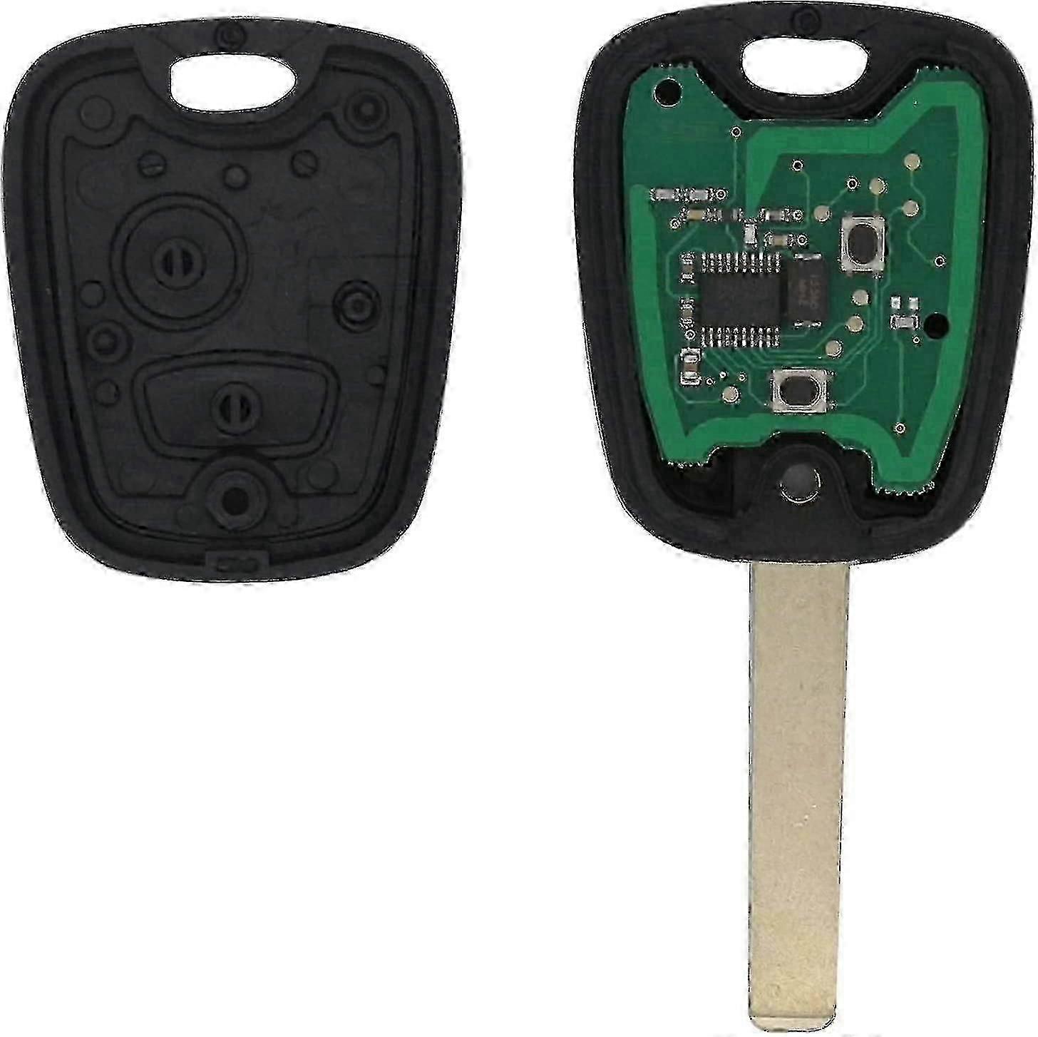 Kompletter Schlüssel Mit Programmierbarer Elektronik Für Peugeot 107, 207, 307, 407, 106, 206, 306, 406 Und Citroën – Guter Zustand