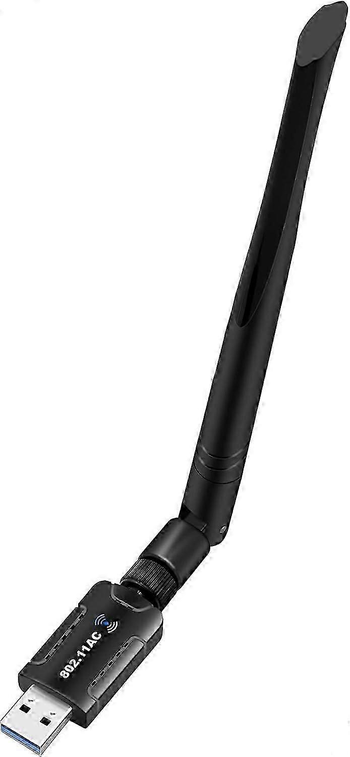 Realtek Rtl8812bu Usb-wlan-adapter, Dualband Ac1300 Für Pc, Multi-system-kompatibilität, Hochleistungsantenne Für Verbesserte Netzwerkabdeckung (antenne)