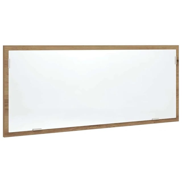 Led-badspiegel Artisan-eiche 100x8,5x37 Cm Holzwerkstoff - Vidaxl