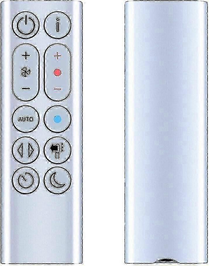 Silberne Ersatzfernbedienung Für Dyson Pure Hot+cool Luftreiniger/heizgerät Hp04, Hp05, Hp06 Und Hp09