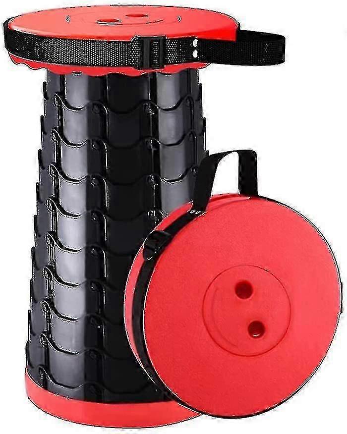 Tragbarer Klapphocker – Klappbarer Kunststoffhocker Für Camping – Ausziehbarer Sitz – Maximale Belastung: 150 Kg