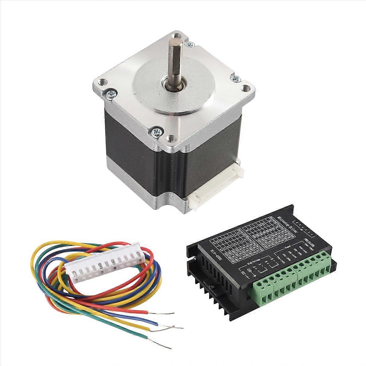 Nema 23 23hs5628 57 Schrittmotor, 2,8 A, Mit Tb6600 Nema17 23 Schrittmotorsteuerung Für Cnc Und (6,35 Mm)