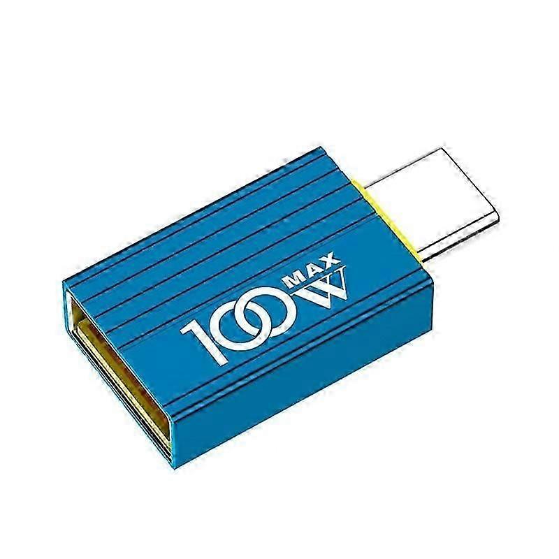 Usb-c-auf-usb-3.0-10-gbit/s-adapter, Usb-c-stecker Auf Usb-3.0-adapter (blau)