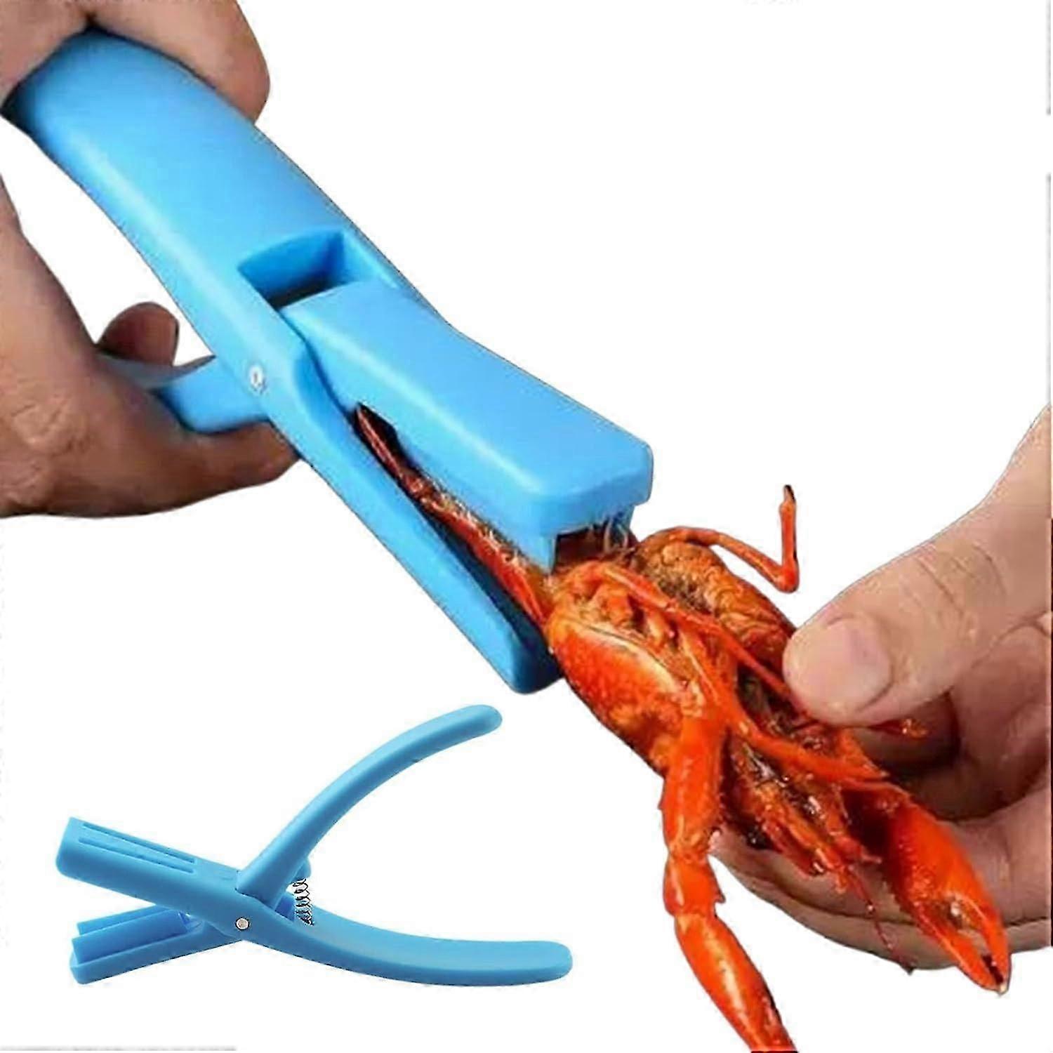 Krebsschäler, Krebsschäler, Meeresfrüchtewerkzeug, Krebsschäler, Garnelenschäler, Krebsschäler (blau, 1 Stück)