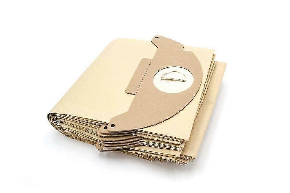 10 Staubbeutel, Passend Für Krcher Staubsauger 3001 Plus, 3001, 2601, 2501, 2601 Plus, A 2120 Me, A 2120, 2501te – 42 Cm X 25 Cm, Braun