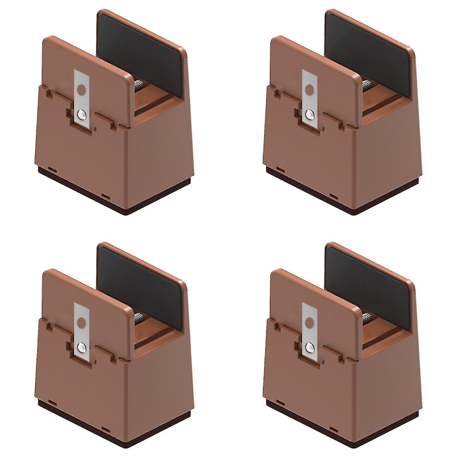 Stabile Und Verstellbare Bettgestellfüße, 5/10 Cm Hohe Tischbeinfüße - Xinhan (braun, 5 Cm)