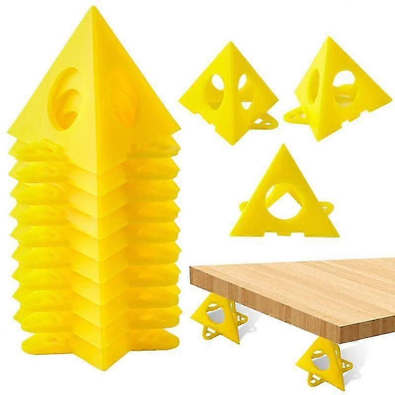 Set Mit 20 Pyramidenförmigen Stützen, Dreieckigen Stützen Und Dreieckigen Farbkissen Für Holzbearbeitungs- Und Tischlerwerkzeuge