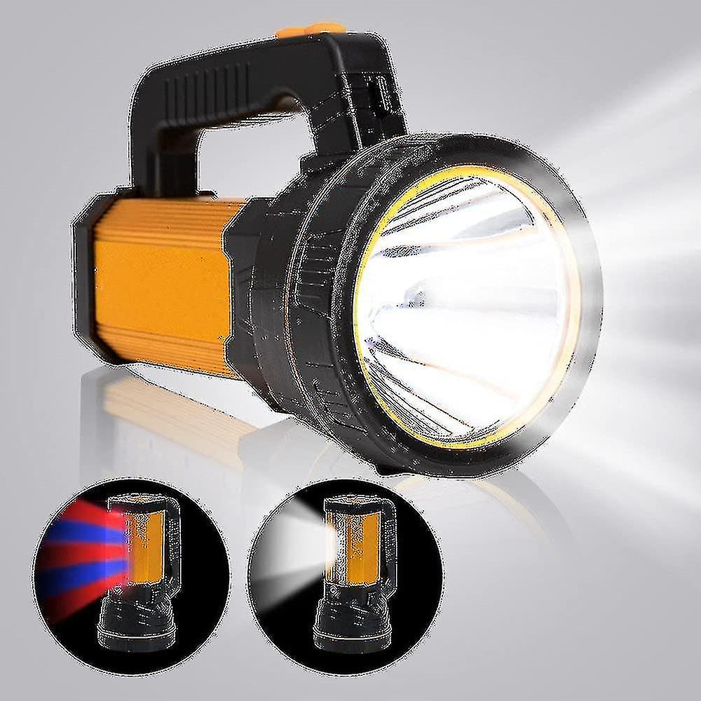 Extrem Leistungsstarke, Wiederaufladbare Led-taschenlampe Mit Usb-anschluss, Hoher Helligkeit Und Großer Reichweite, Für Zuhause, Camping Und Notfälle.