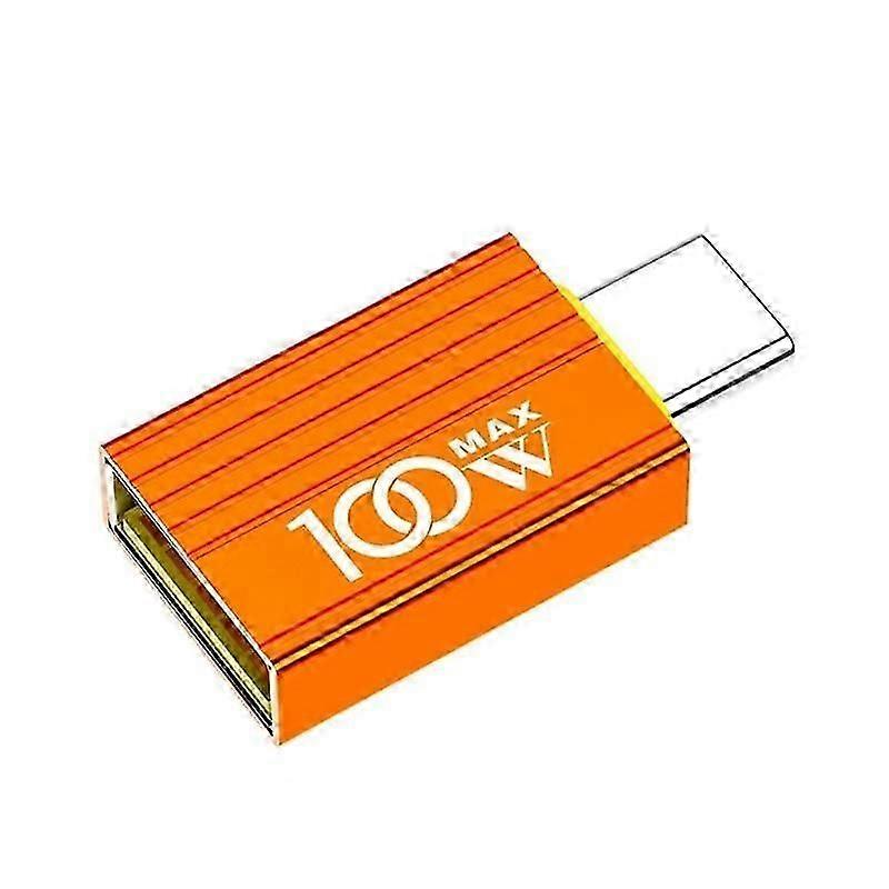 Usb-c-auf-usb-3.0-10-gbit/s-adapter, Usb-c-stecker-auf-usb-3.0-adapter (orange)