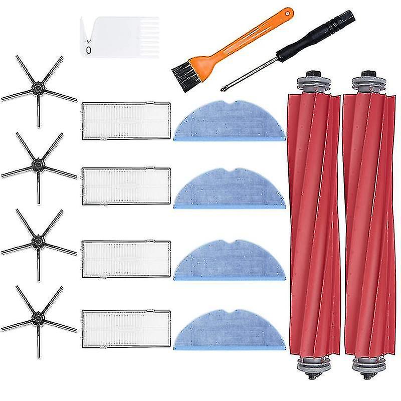 Ersatzteile: Hauptbürste, Seitenbürste, Hepa-filter. Kompatibel Mit Zubehör Für Die Staubsauger S7 Und T7s. Hy