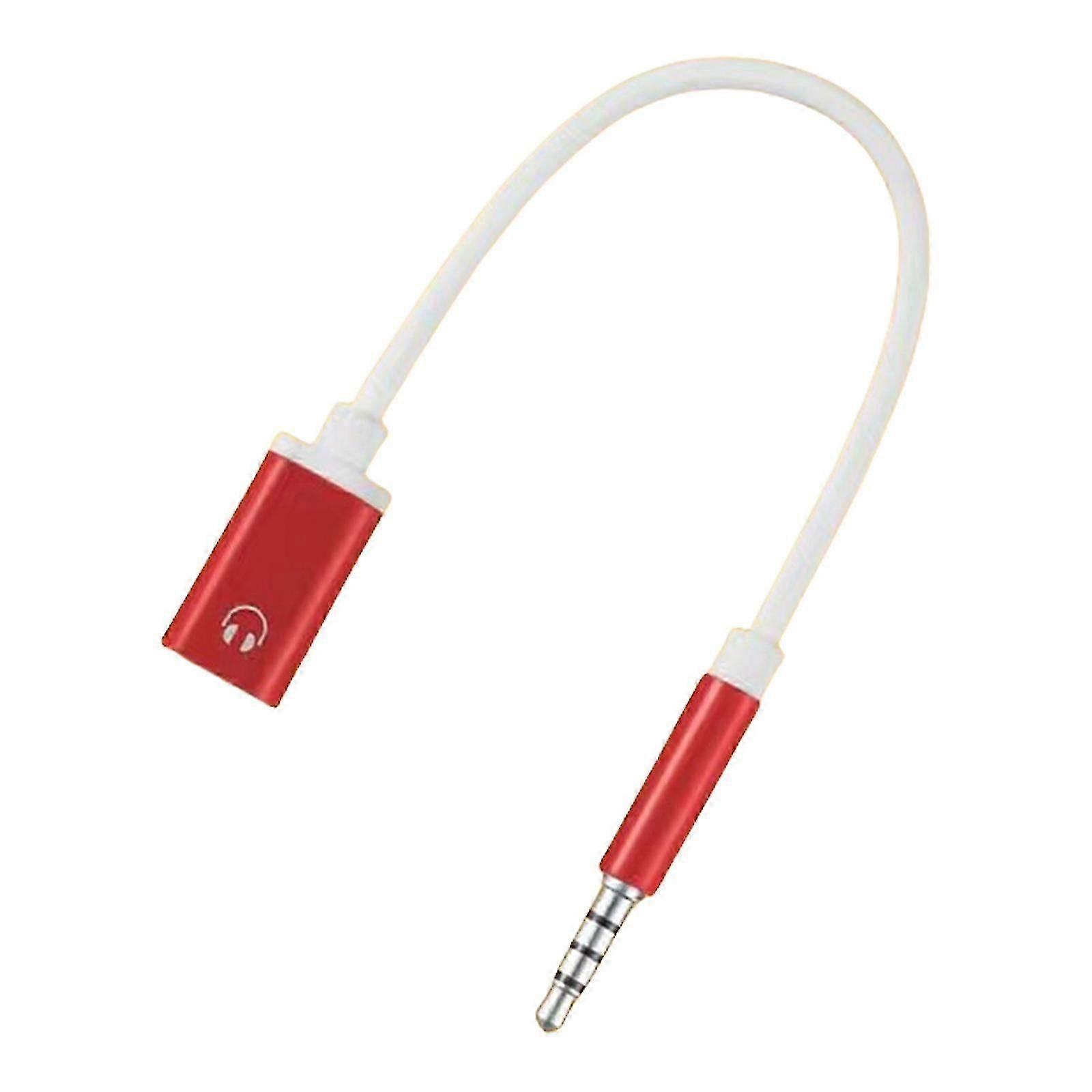 3,5-mm-auf-usb-c-kopfhöreradapter Für 15/16-zoll-android-handys Und Alle Kopfhörer (rot)