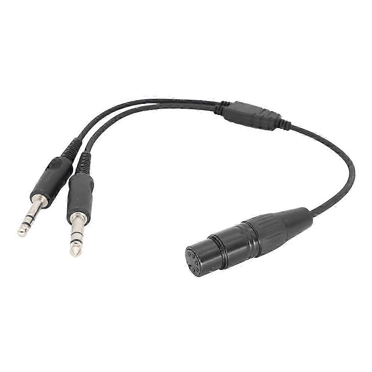 Airbus Xlr Auf Ga Dual 5-pin Stecker Auf Buchse Luftfahrt-headset-anschluss, Luftfahrt-kopfhörerkabel