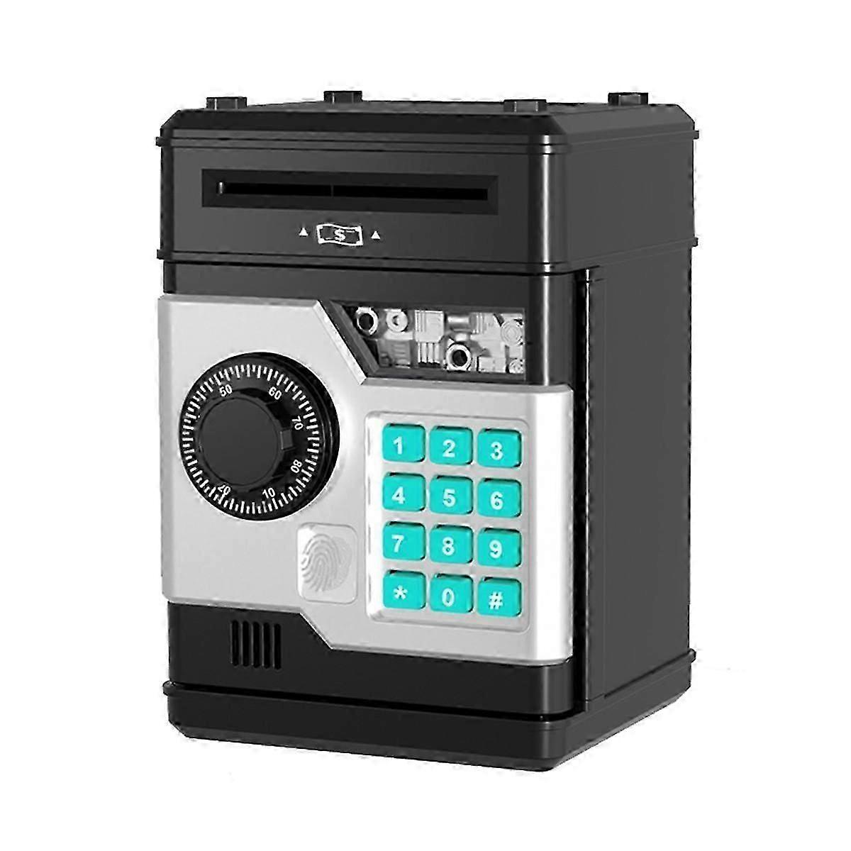 Elektronisches Sparschwein Mit Passwortschutz, Intelligentem Fingerabdruck-tresor, Automatischer Bargeldabhebung, Geschenk Für Kinder.