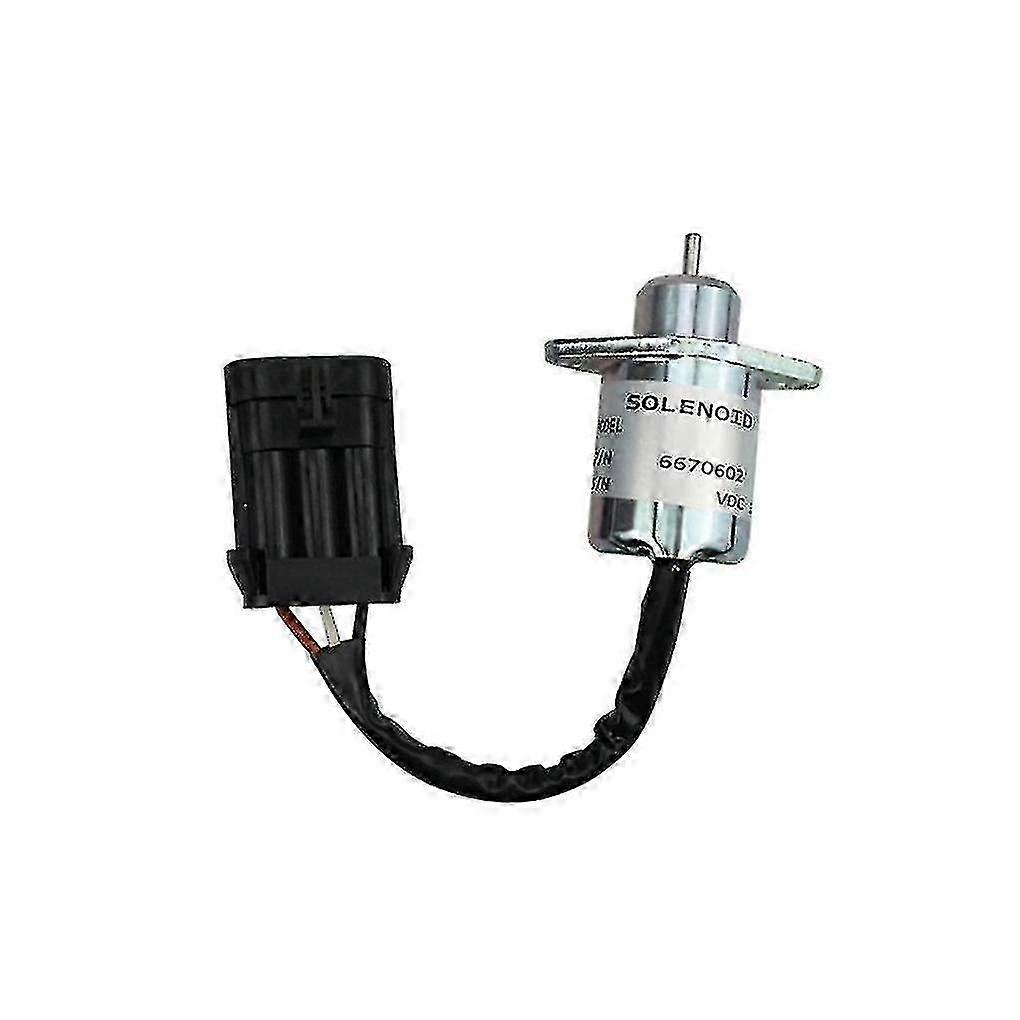 Neue 12v-modelle Motorstopp-magnetventil Für Bobcat-bagger 463 553 S70 S100 6670602..