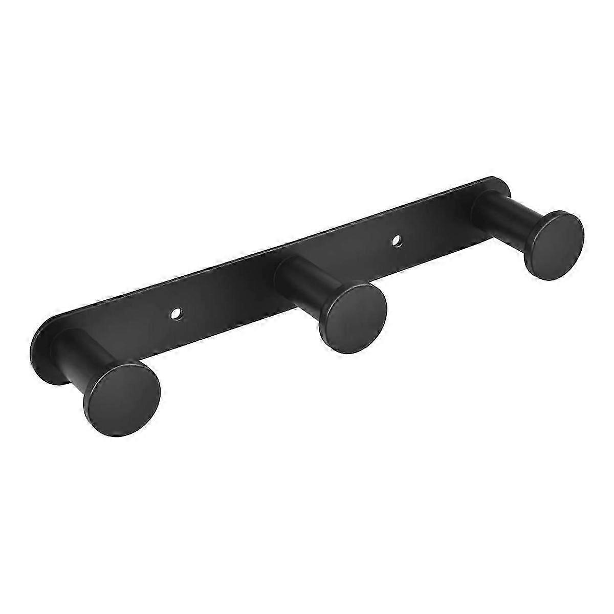 Handtuchhaken Aus Edelstahl Mit 3 Haken (schwarz)