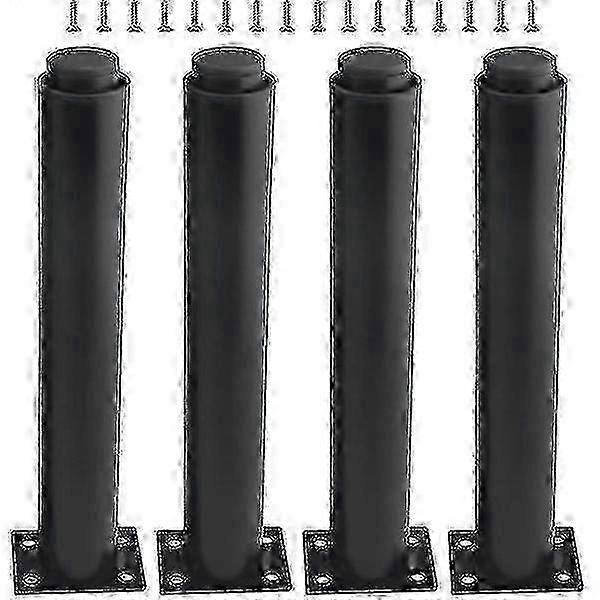 (25–42 Cm, Schwarz) Set Mit 4 Robusten Und Verstellbaren Metallmöbelfüßen – Xinhan Edition 0621