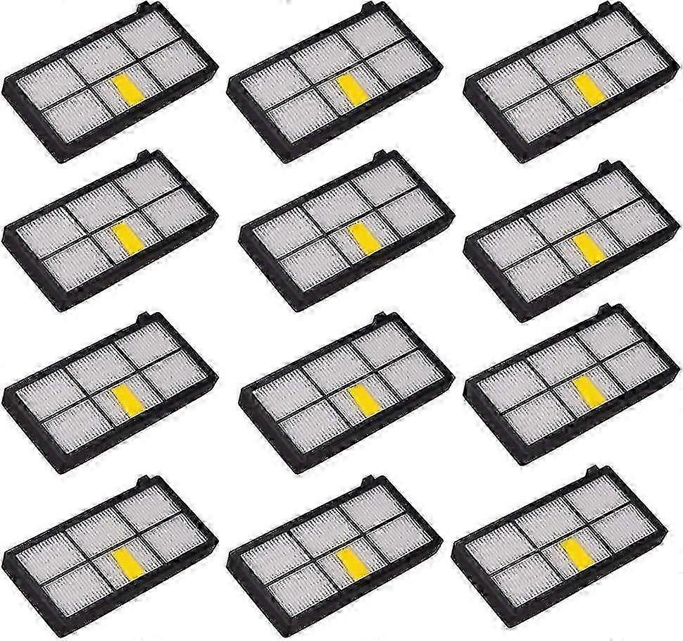Packung Mit 12 Filtern Für Roomba-saugroboter Der Serien 800, 900, 860, 870, 871, 880, 960 Und 980