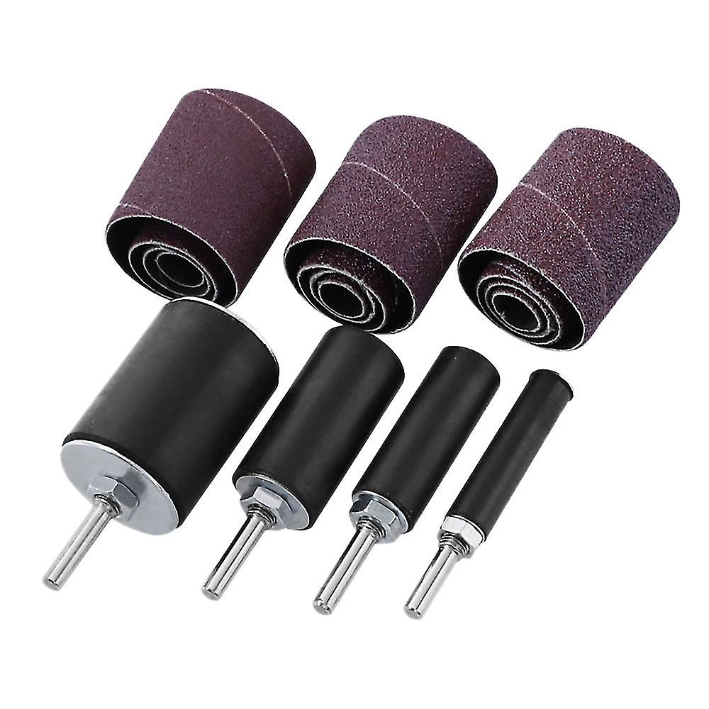 16-teiliges Trommelschleifset, Schleiftrommel Für Elektrische Bohrmaschine, Trommelschleiferzubehör Mit Spindel
