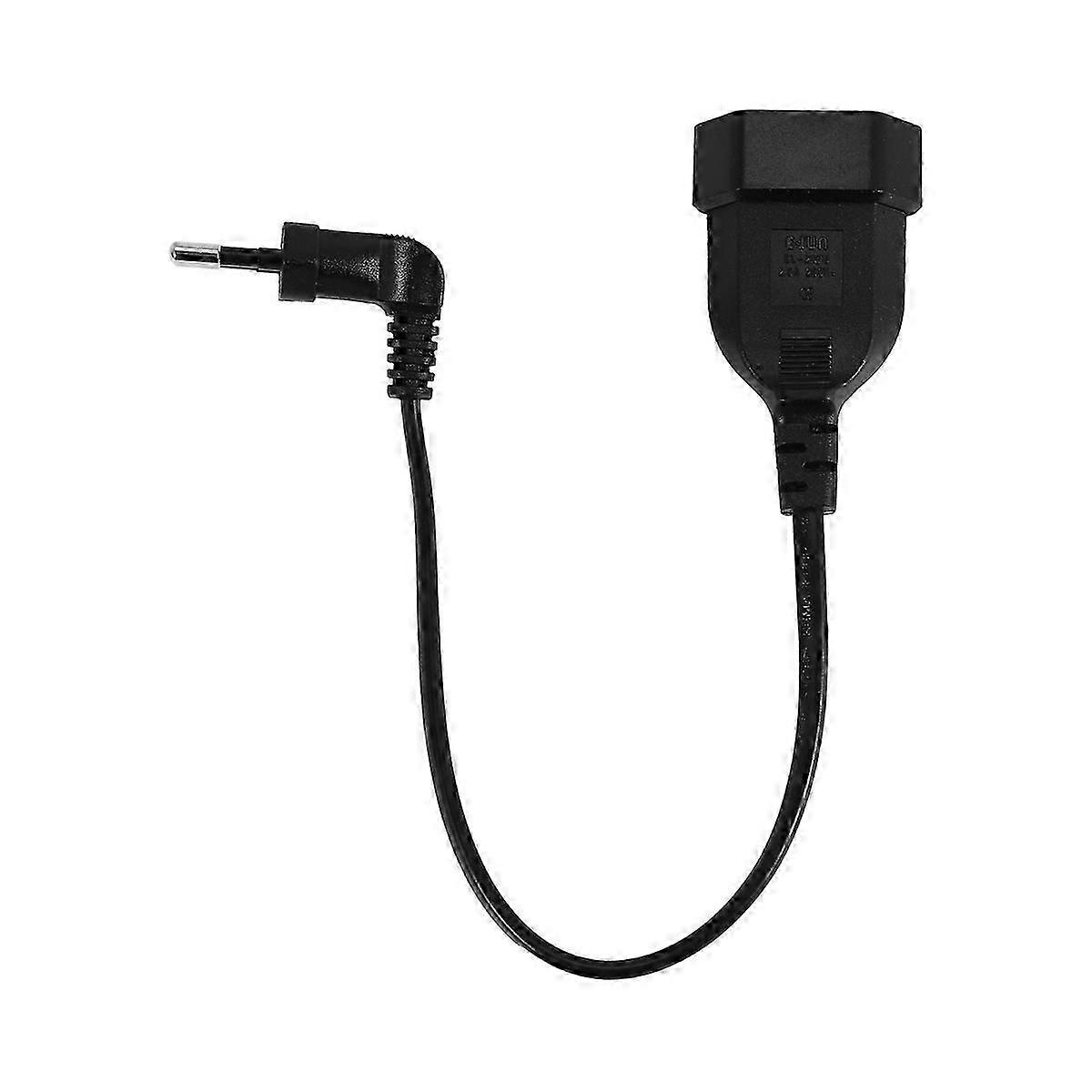 90° Abgewinkeltes Europäisches Stromverlängerungskabel (stecker Auf Buchse) Für Pc/computer/pdu (0,3 M)
