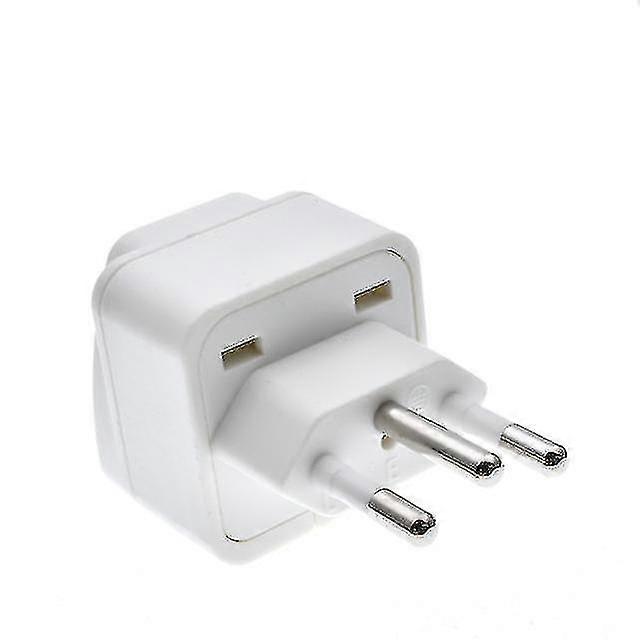 Universeller 3-poliger Steckeradapter Für Brasilien (eu, Euro, Au, Us, Uk Nach Brasilien), Reiseadapter, Netzkabel, Ladegerät, Netzstecker - Yu (weiß)