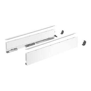 AvanTech You Schubkasten Set Schubkasten Set Höhe 101 - Schubkastensystem Nennlänge 350mm, Stahl weiß - Hettich