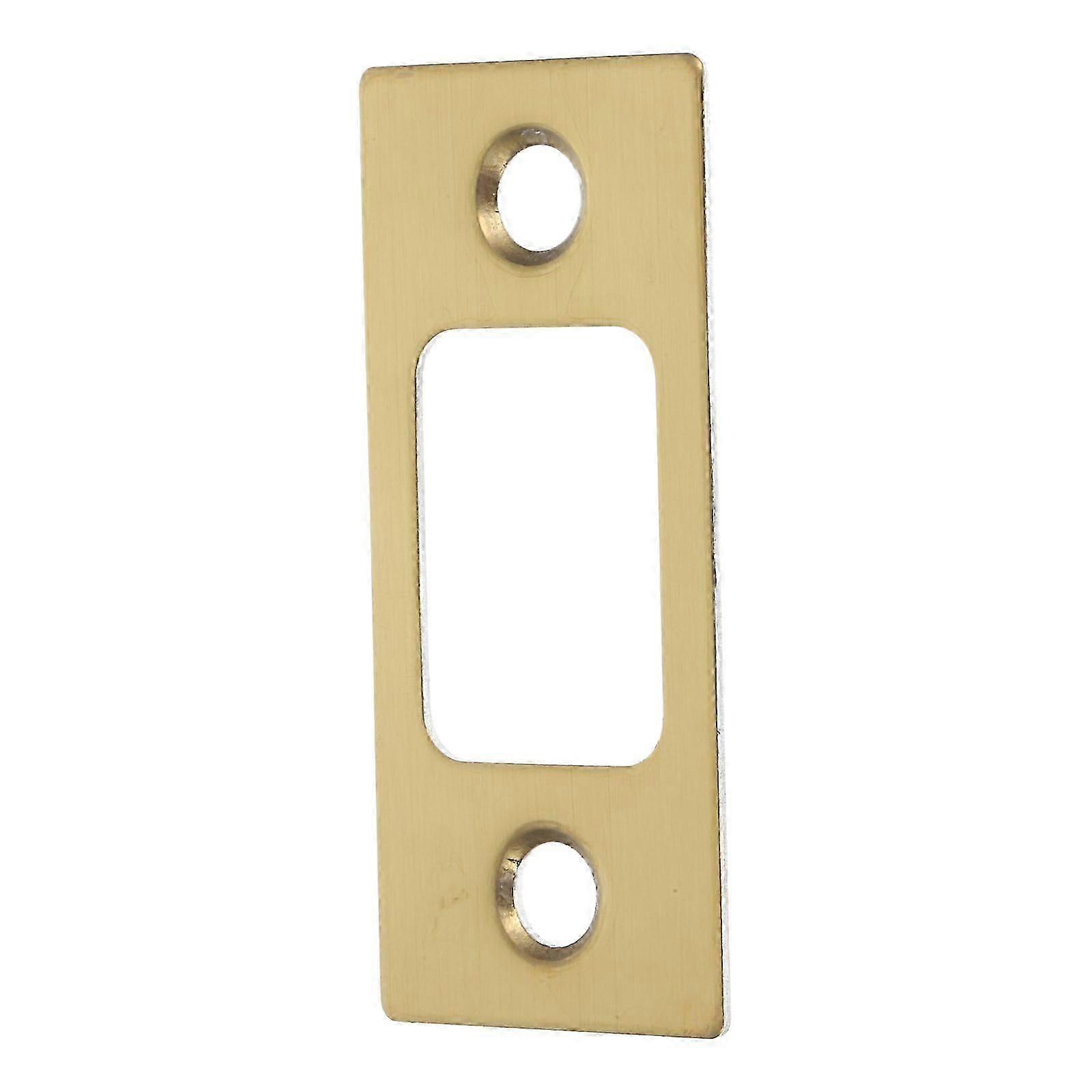 Verstärkte Türschließplatte, Goldfarben, 5,70 X 2,50 X 0,10 Cm, Erhöhte Sicherheit, 1 Stück
