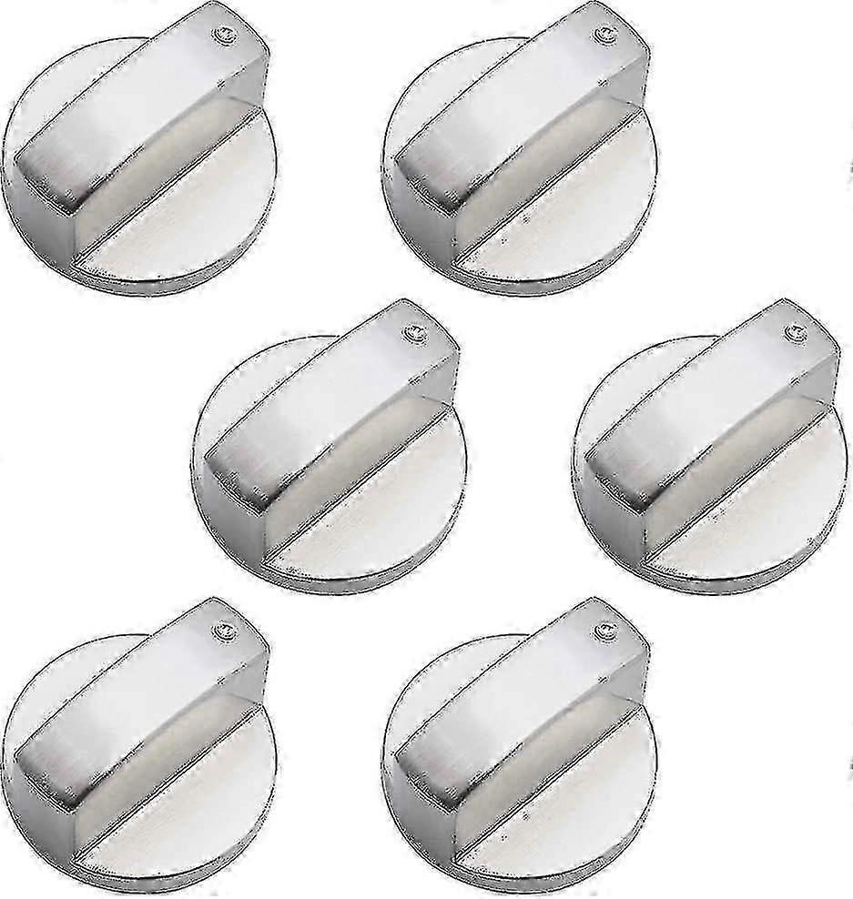 Set Mit 6 Universellen Metall-bedienknöpfen Für Gasherde (6 Mm).