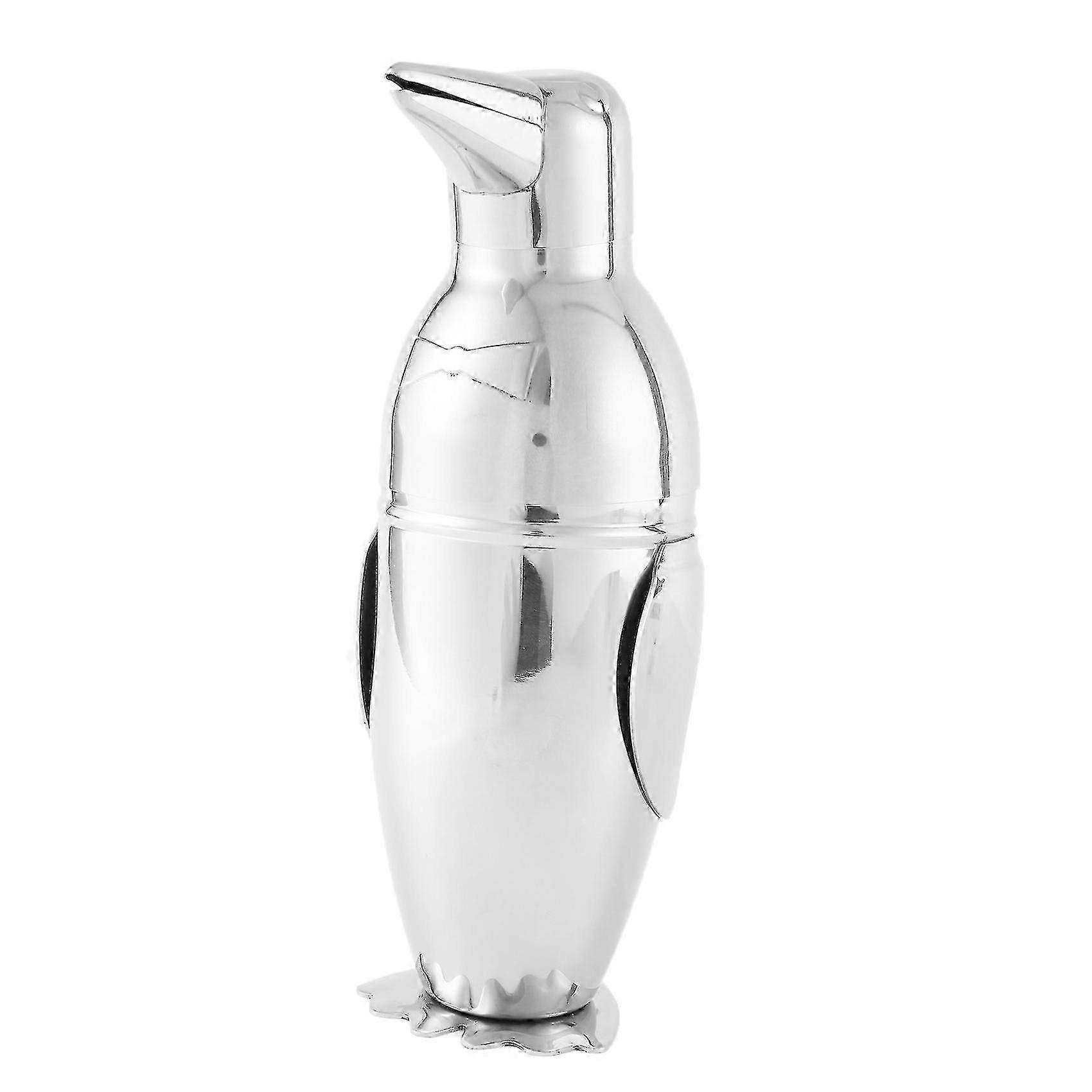 500-ml-cocktailshaker, Kreativer Pinguinförmiger Barkeeper-shaker Aus Edelstahl, Für Cocktails Und Weingetränke.