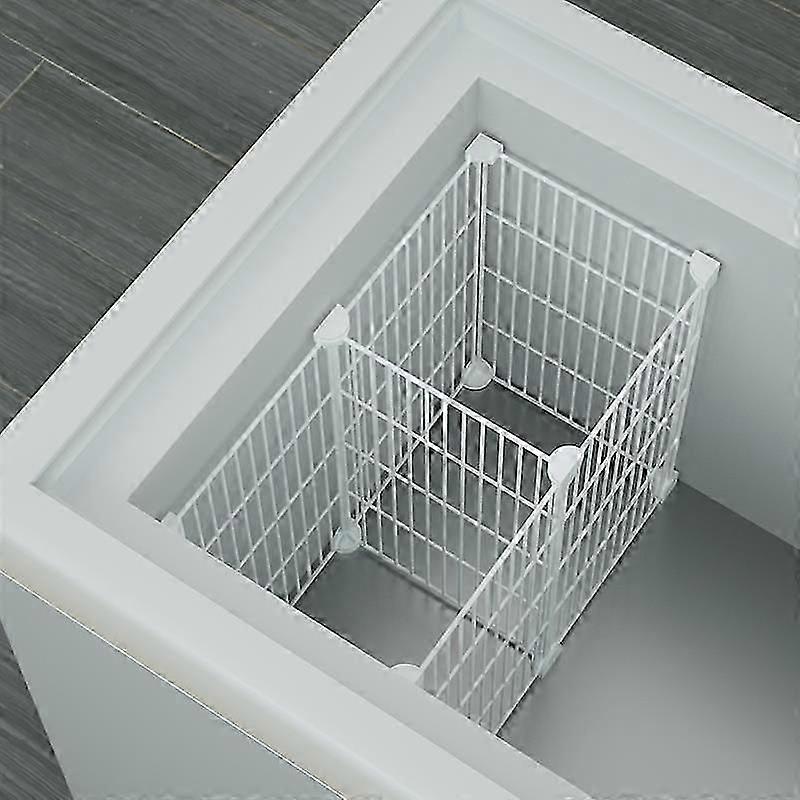 Gefriertruhe Mit Trennwand, Mehrstufigem Fachboden Für Eis Am Stiel, Verstellbaren Gefrierschranktrennwänden Zur Aufbewahrung Von Lebensmitteln Und Getränken, Belüftetem Design Für Optimale Frische.