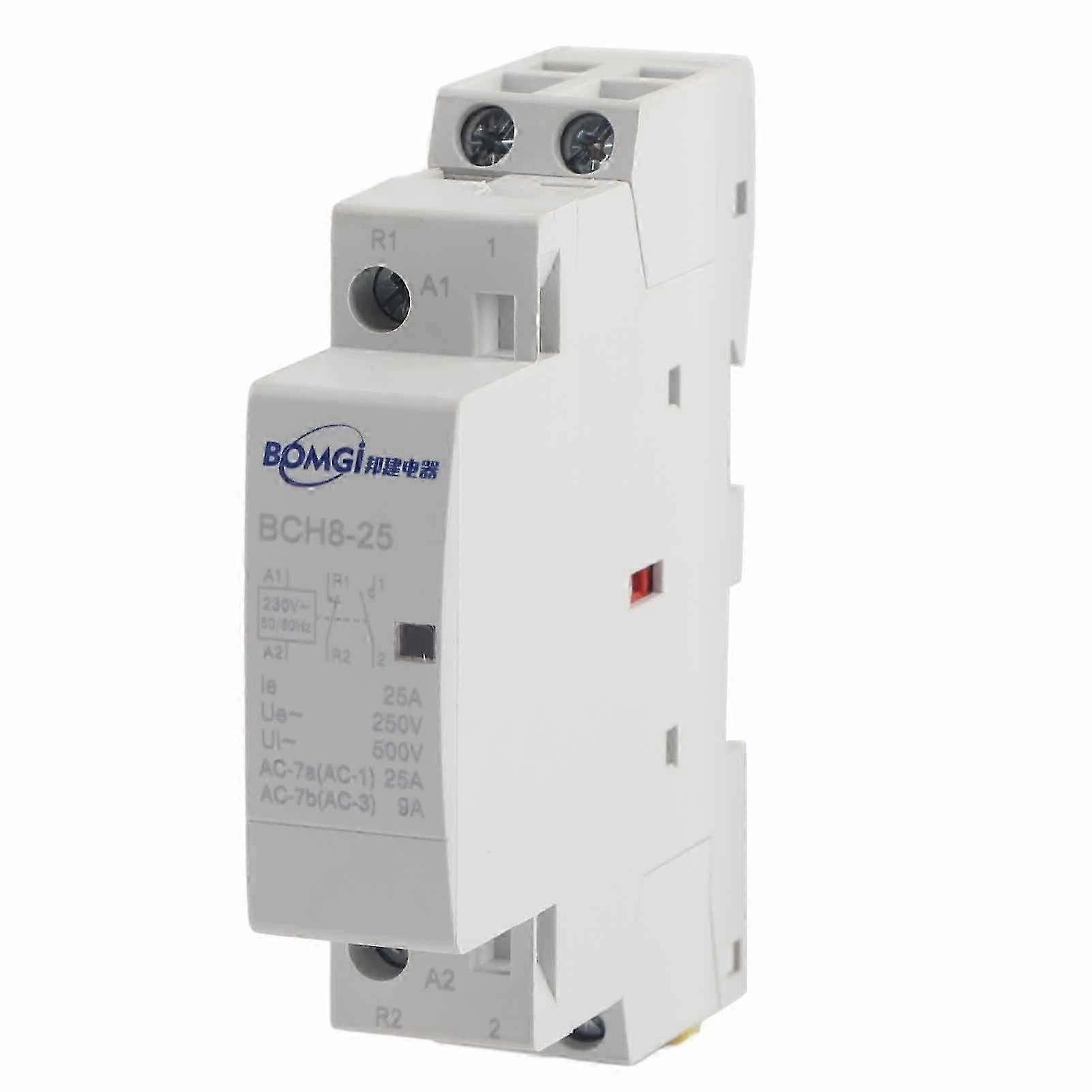 2p 25a 220v/230v 1no 1nc 50/60hz Haushaltsnetzschütz Für Din-schiene
