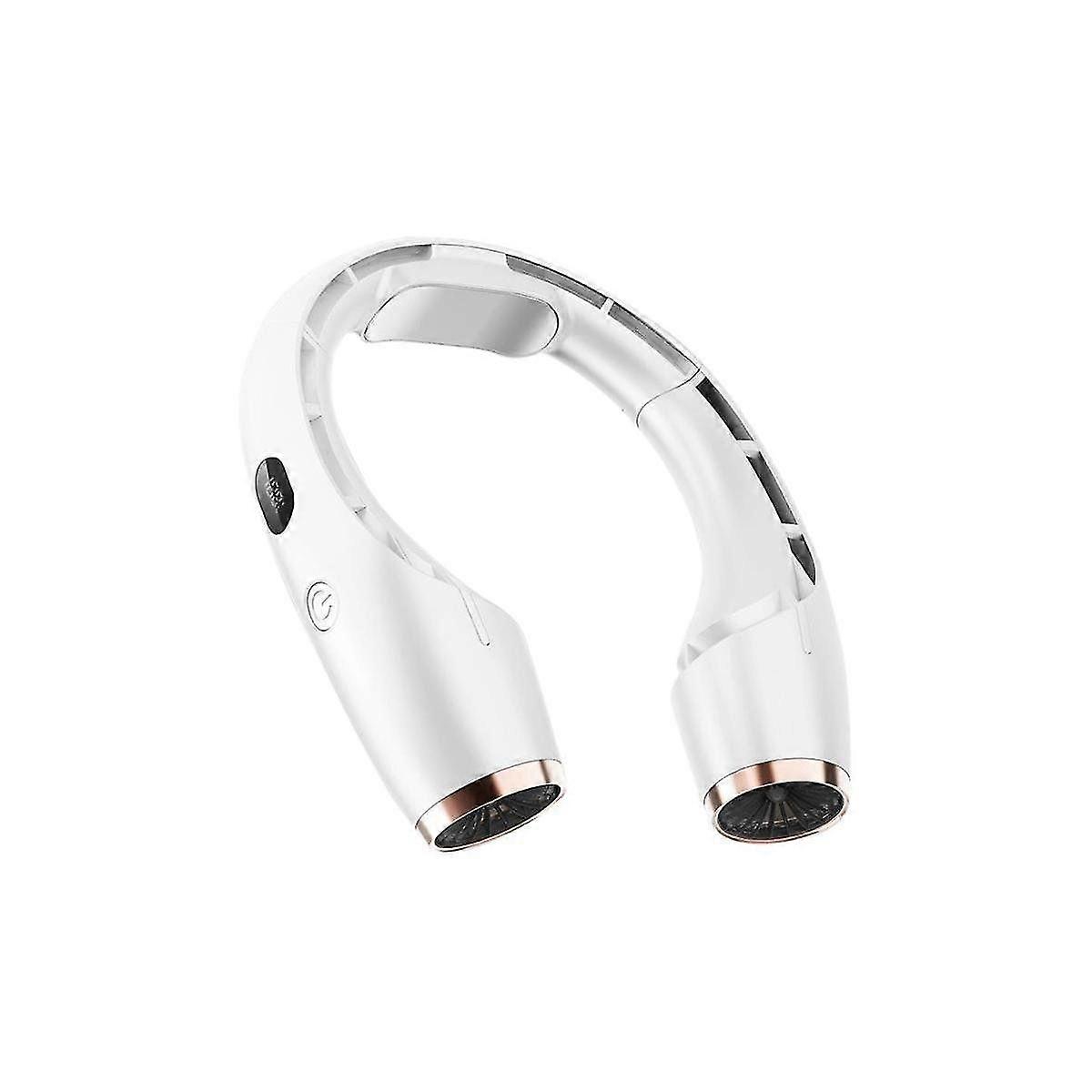 Tragbarer Nackenventilator Für Den Sommer, 4000 Mah, Mini-wiederaufladbarer, Klingenloser Elektrischer Ventilator, Nackenkühlung.