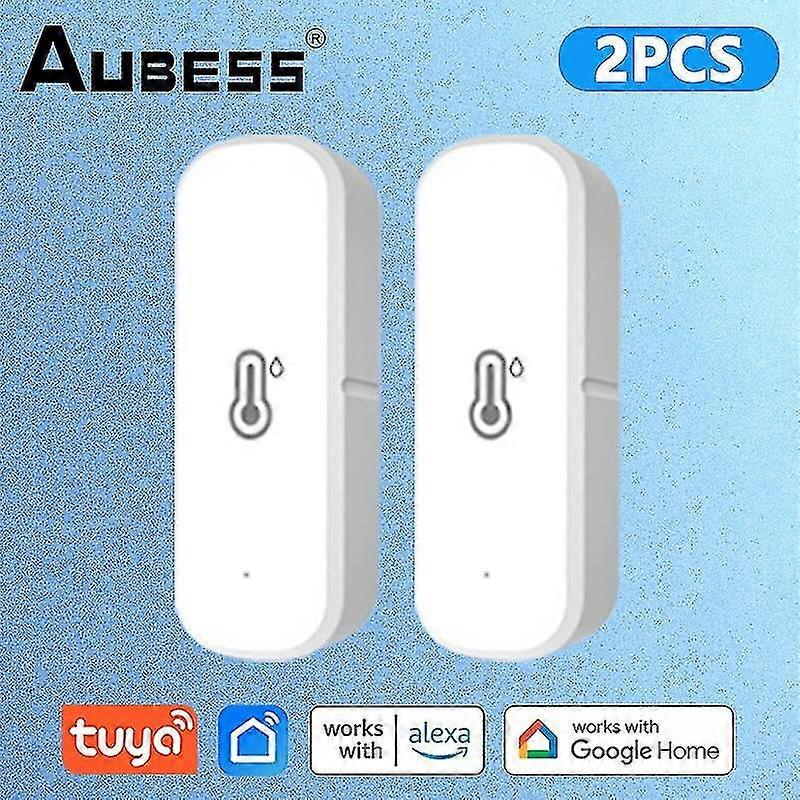 Tuya Wlan-temperatur- Und Feuchtigkeitssensor, Innenthermometer, Hausautomatisierungsszenarien, Intelligente Vernetzung, Steuerungsfreigabe