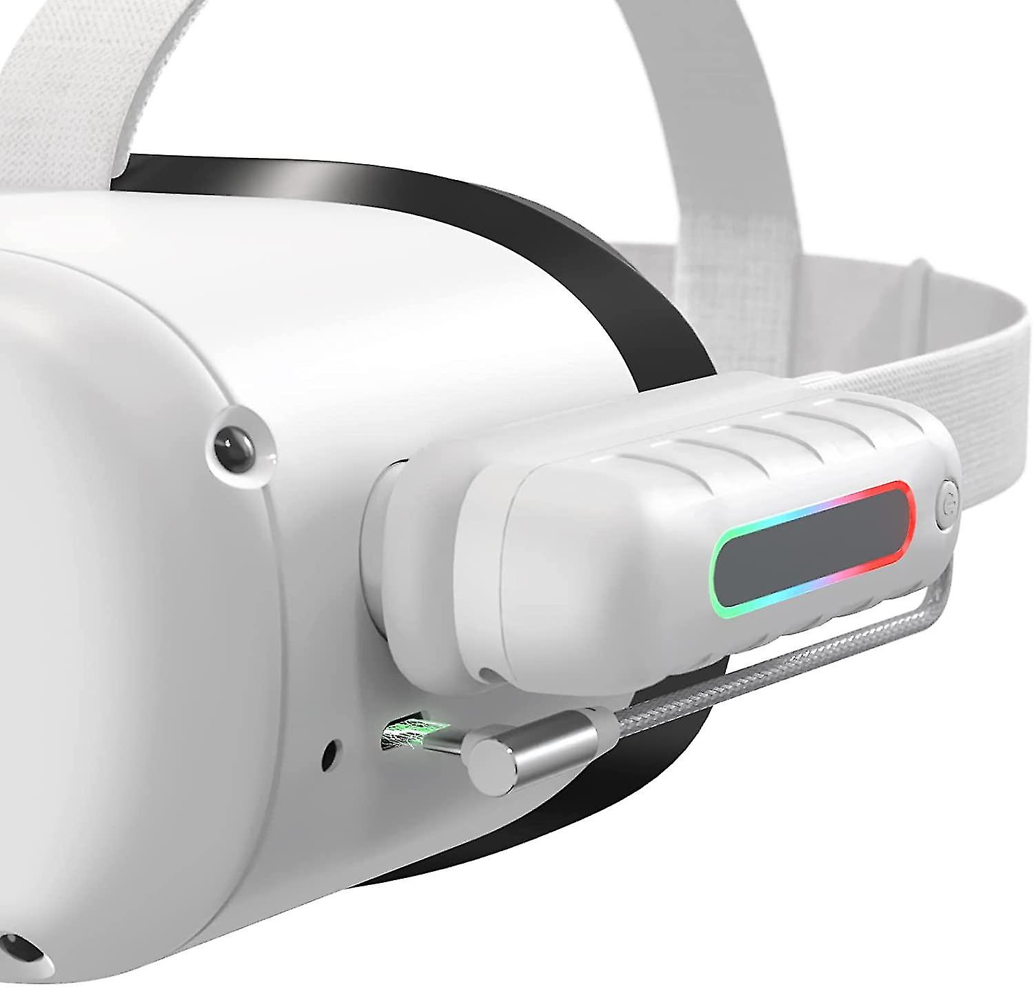 Externer Akku Für Oculus Quest 2, 5000 Mah, Leicht Und Tragbar, Bietet Eine Verlängerte Akkulaufzeit Von 2,5 Stunden In Der Virtuellen Realität.