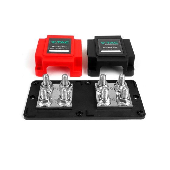 V-tac 48v 600a Batteriesammelschiene Mit 8 M10 Schrauben 24527