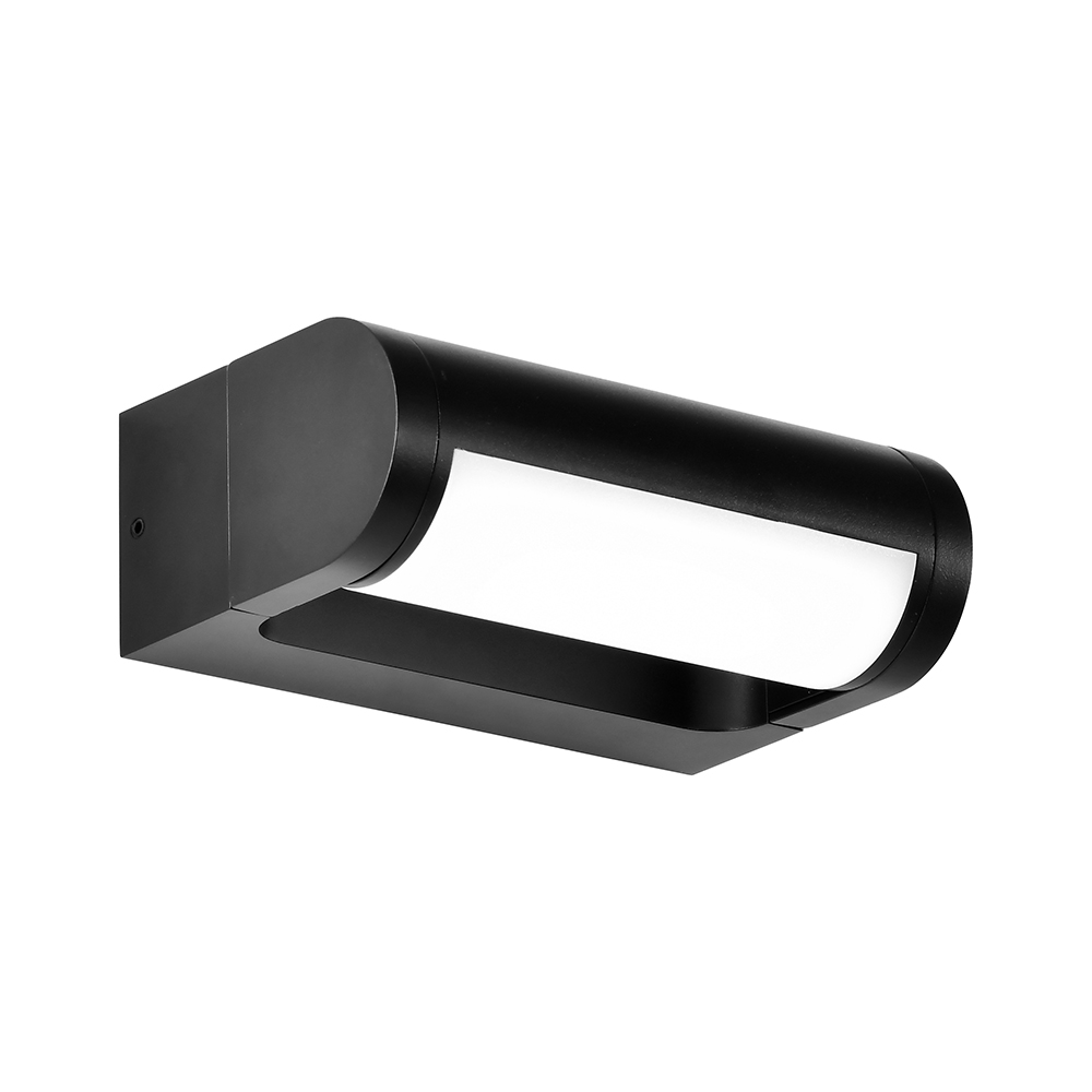 V-tac Pro 243436 10w Verstellbare Led-außenwandleuchte 1550 Lm 3000k Schwarz Cree-chip Ip65 243436