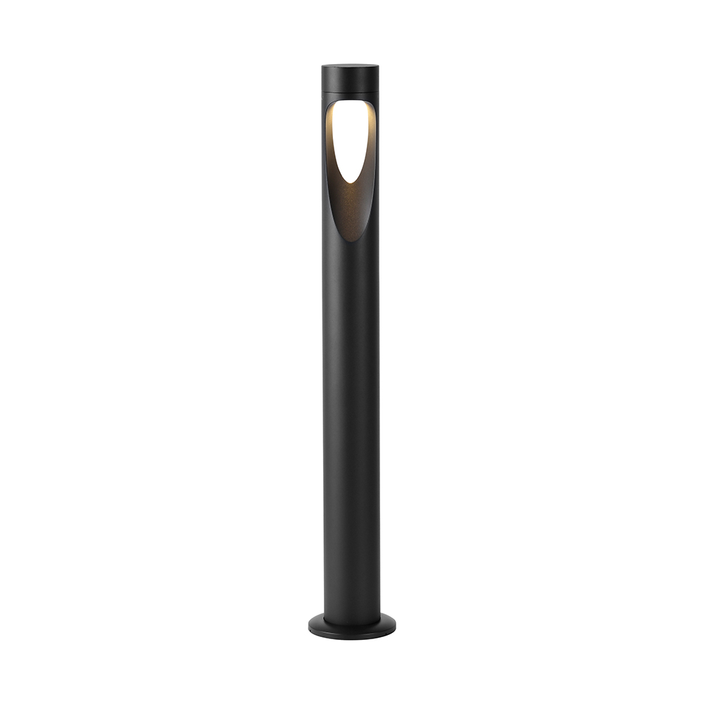 V-tac Pro 243526 Led-gartenpollerleuchte 6w 625 Lm 3000k Schwarz 800 Mm Cree-chip Ip65 - 243526