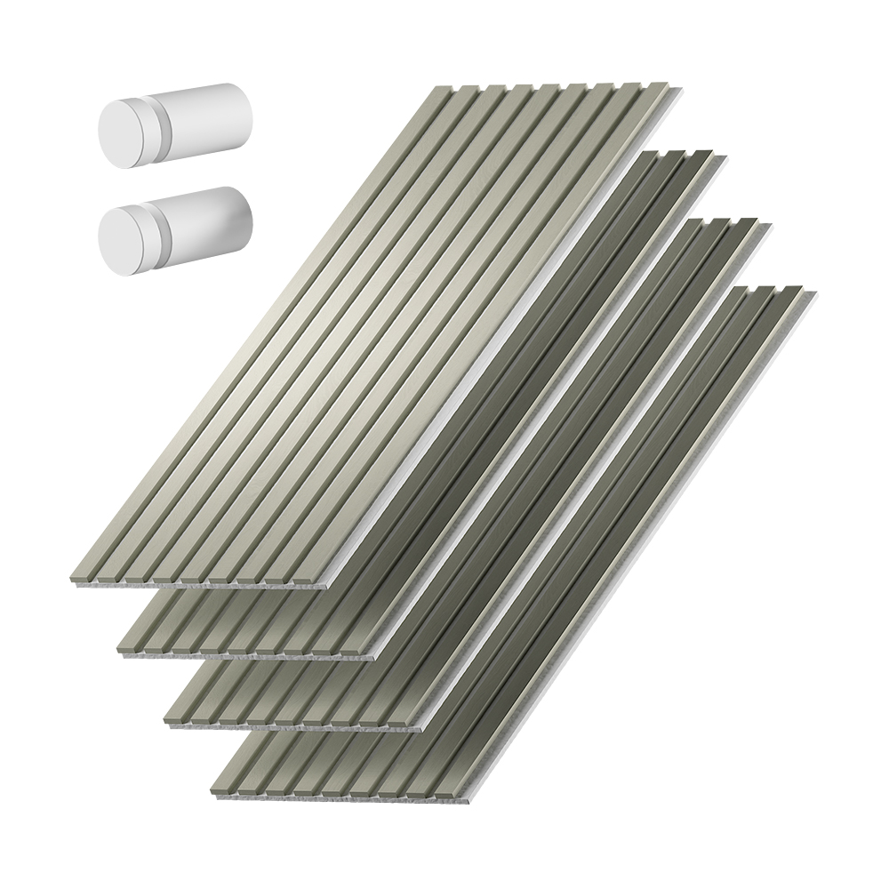 Akustikpaneel Sonoa, Salbeigrün/weiß, 4er Set, Vicco