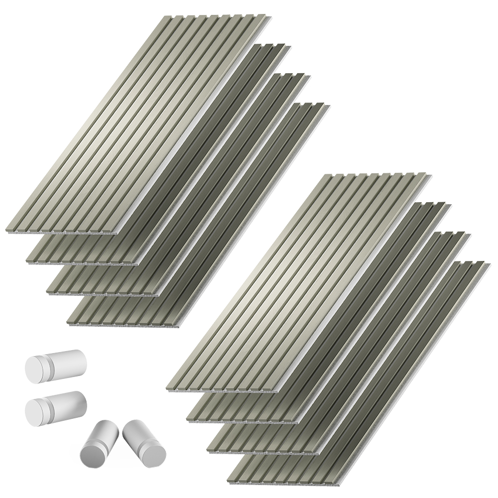 Akustikpaneel Sonoa, Salbeigrün/weiß, 8er Set, Vicco
