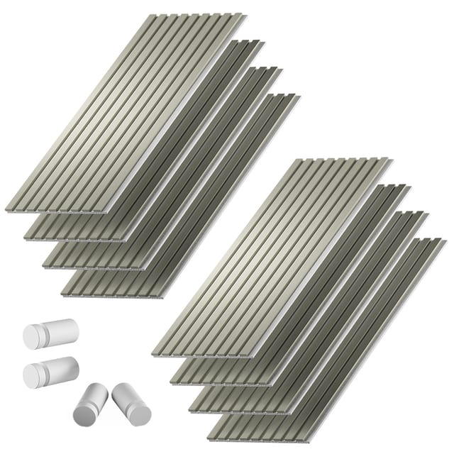 Akustikpaneel Sonoa, Salbeigrün/weiß, 8er Set, Vicco