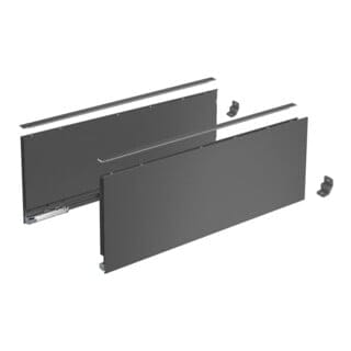 AvanTech You Schubkasten Set Schubkasten Set Höhe 187 - Schubkastensystem Nennlänge 550mm, Stahl anthrazit - Hettich