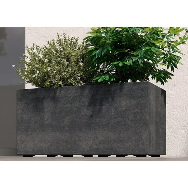 Deroma Millennium R Blumenkasten anthrazit 59 cm