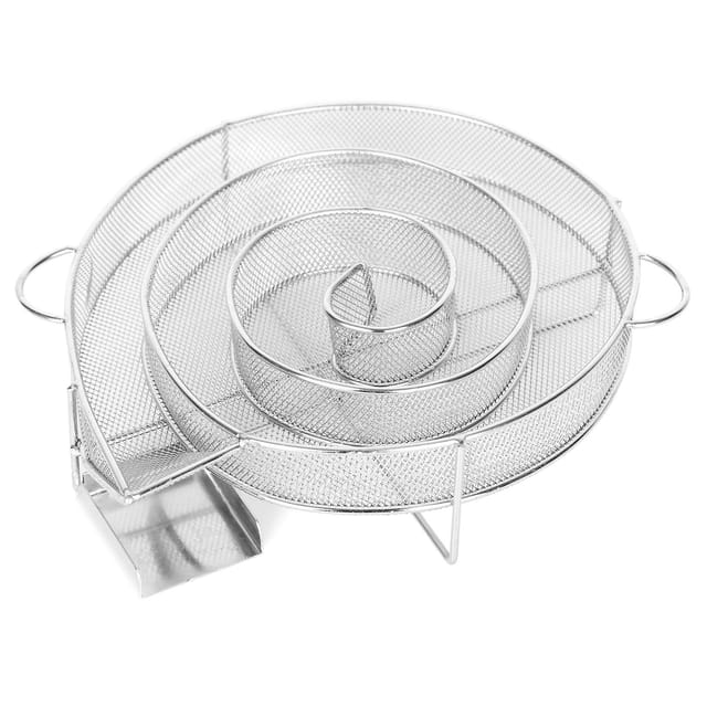 Bbq Räucherschnecke aus Edelstahl 16x4,5cm, Brennzeit bis zu 8 h, Kaltraucherzeuger Kaltrauchgenerator Kalträuchern Smoker Sparbrand Räuchern - Wiltec