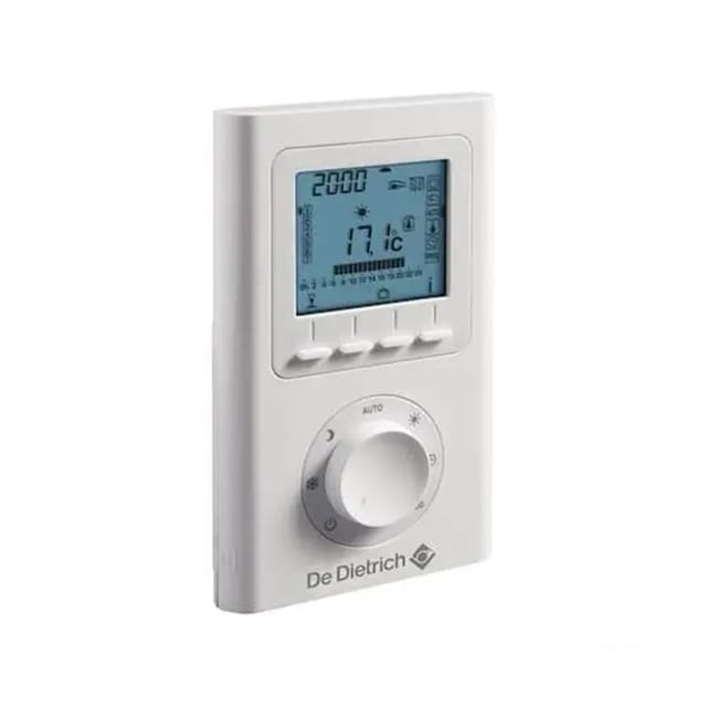 De Dietrich - Raumthermostat mit Drahtanschluss und programmierbarem Trockenkontakt ad 337 Kompatibel mit allen Heizkesseln