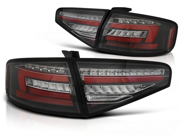 Rückleuchten led für audi A4 B8 12-15 limousine schwarz
