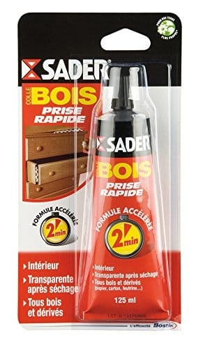 Sader Schnellkleber Holz weiß 125 ml