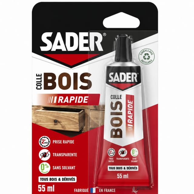Schneller Holzleim, 55ml Tube.